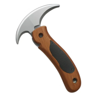 Wooden karambit  sticker