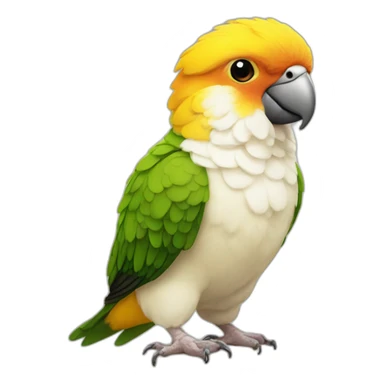 cute caique sticker