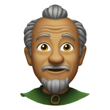 The wizard of oz head sticker