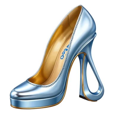 Jeff Koons style spam dress shoe sculpture  sticker