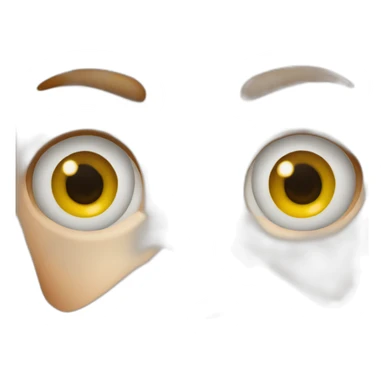 Pair of eyes with hands on them sticker