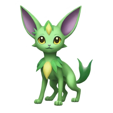 Espeon-Leafeon full body sticker