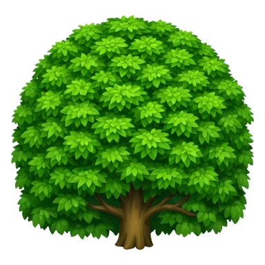 create a dnd style dense_bush.png using 48x48 pixels size sticker
