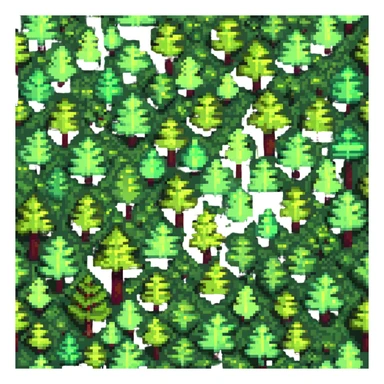 forest hunters train sticker