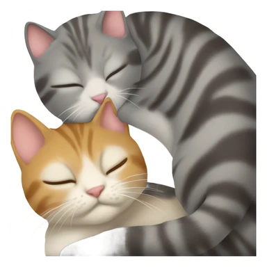 cats in love sticker