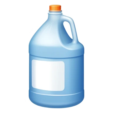 Gallon of bleach sticker