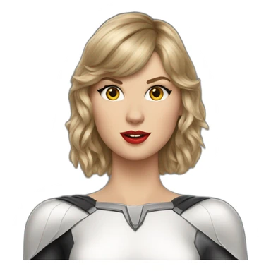 taylor swift superhero sticker
