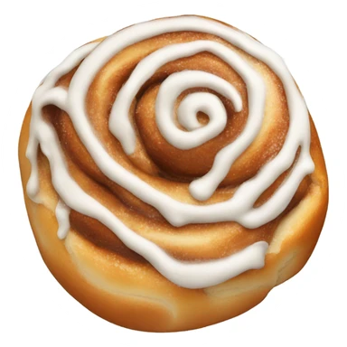 Icing cinnamon bun  sticker