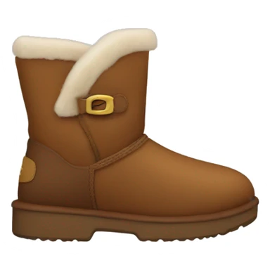 Brown ugg boots sticker