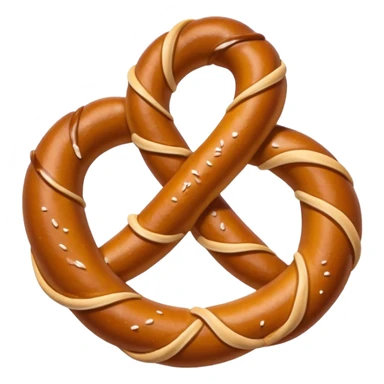 pretzel with salt sticker