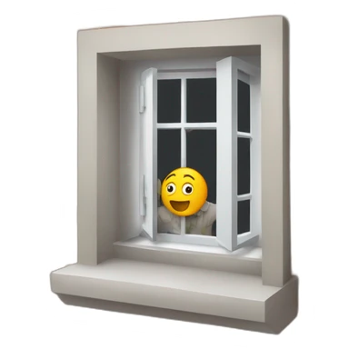 cotilleando en ventana sticker