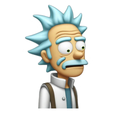 rick sanchez farting sticker