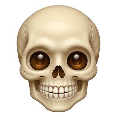 Eye wink skull sticker