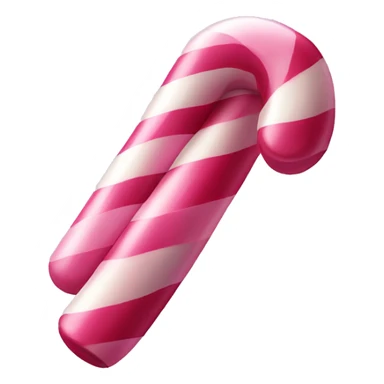 Pink candy cane  sticker