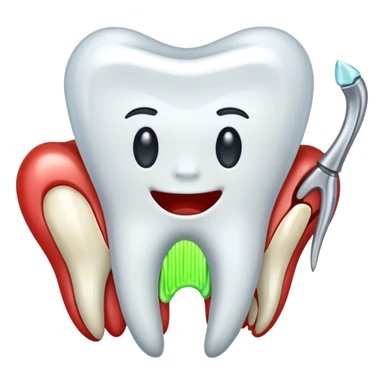 Tooth extracted sticker