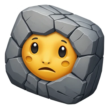 generate me a simple rock without face sticker