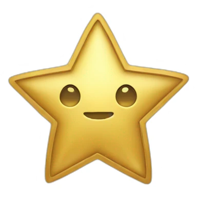 Star coin sticker