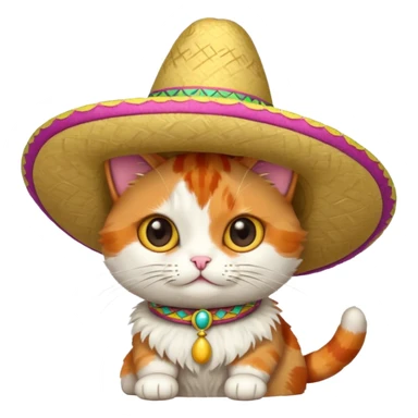 Gato con sonbrero sticker