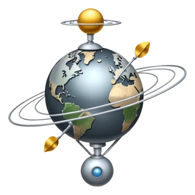 GPS-satellite system sticker