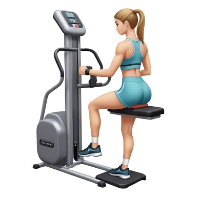 how to use gym calf-raise machine sticker