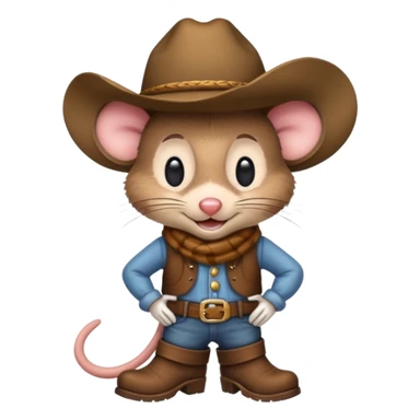 Ratón vaquero sticker