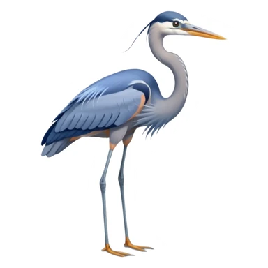 Blue heron sticker