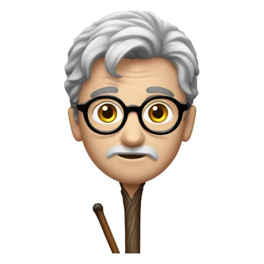 harry potter with elderwand sticker