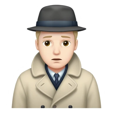 freezing man in bedroom sticker