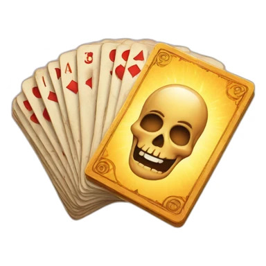 fortune telling cards sticker