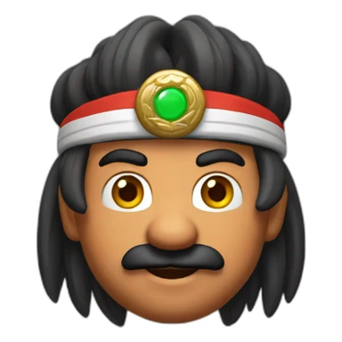 Mario Indian sticker