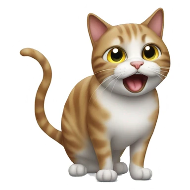  cat farting sticker