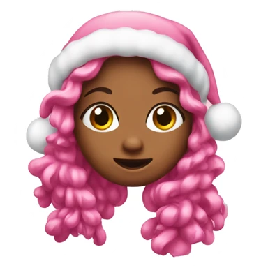 Pink cute Christmas  sticker