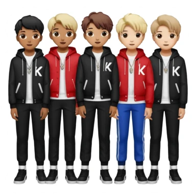 Stray kids K-pop group sticker