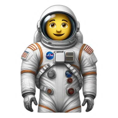 astronaut by Coté Escrivá sticker