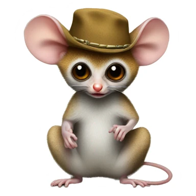 Pimp mouse lemur sticker