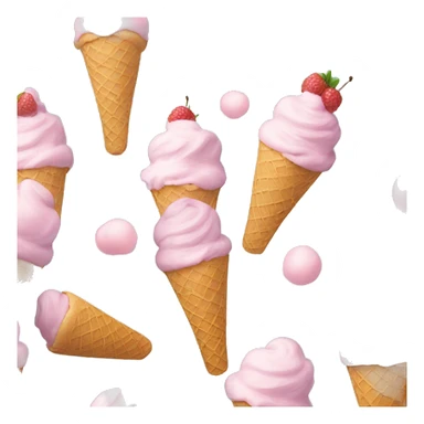 ice cream scoop sticker