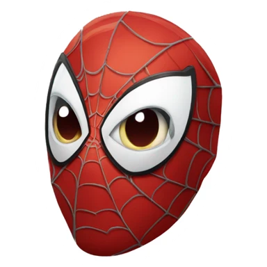 Spider Man with heart eyes sticker