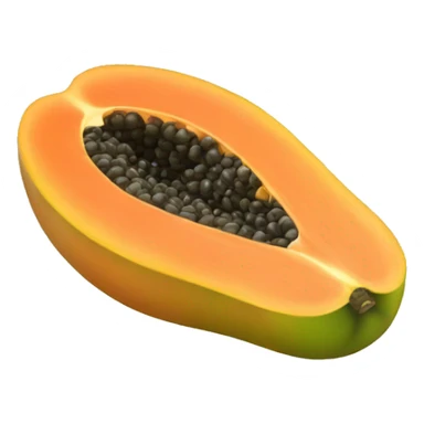 Papaya uncut sticker