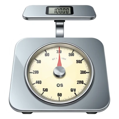 digital weight scale sticker