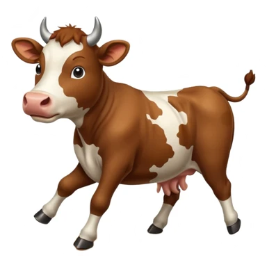 cow emoji for kick sticker