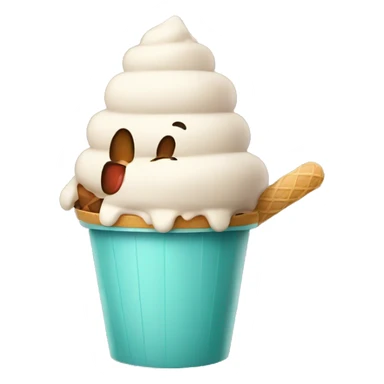 Ice cream binge  sticker