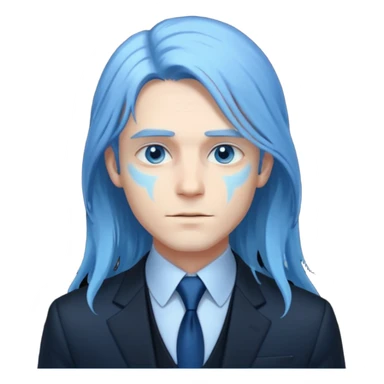 ethereal-pastel-transparent-translucent-gorgeous-spectral-dark-greyish-blue-whitish-gloomy-man-with-blue-long-hair-with-a-beautiful-black-suit sticker