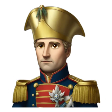 Emperor-napoleon-party-hat sticker