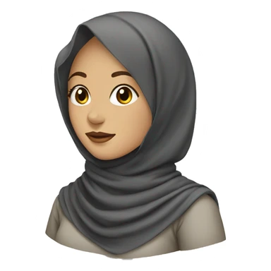 hijab scarf sticker