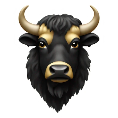 A black and gold Colorado buffalo sticker