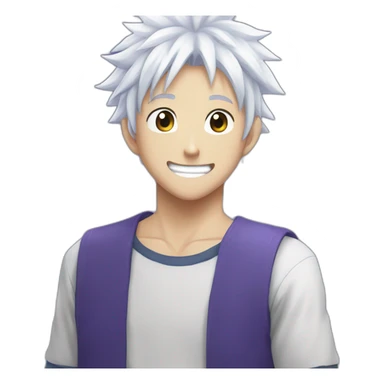 Killua zoldick rire sticker