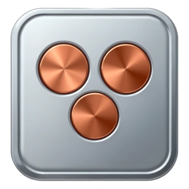 vreau emoji pentru aluminiu, nichel, staniu, otel, cupru, staniu sticker