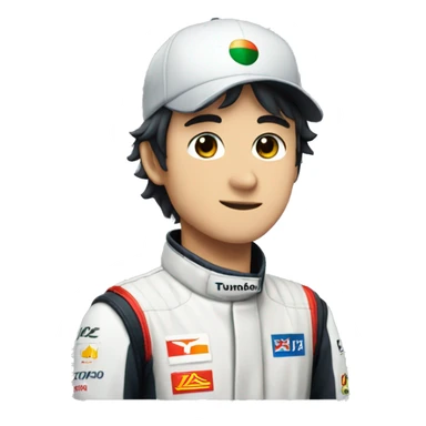 Yuki tsunoda f1 driver sticker