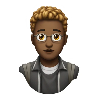 안경 낀 선생님 sticker