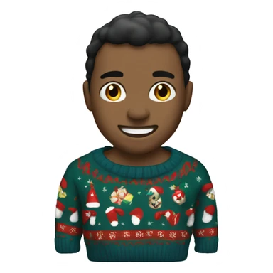 Christmas pullover sticker